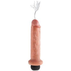 Stříkací realistické dildo King Cock 7" - Pipedream