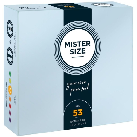 Kondomy MISTER SIZE 53 mm (36 ks)