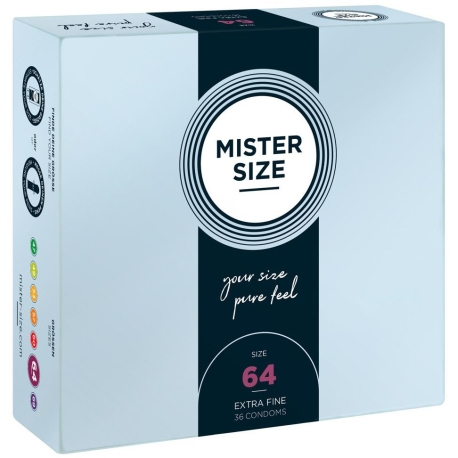 Kondomy MISTER SIZE 64 mm (36 ks)