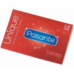 Extratenké kondomy bez latexu Pasante Unique - 3 ks