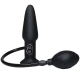 Nafukovací anální kolík s vibracemi True Black - You2Toys