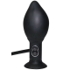 Nafukovací anální kolík s vibracemi True Black - You2Toys