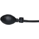 Nafukovací anální kolík s vibracemi True Black - You2Toys