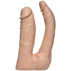 Dvojité realistické dildo Vac-U-Lock