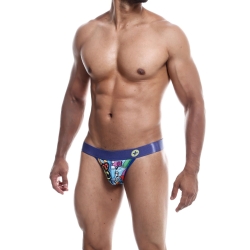 Pánské jocksy s barevným obrázkovým motivem Hipster Jockstrap - MaleBasics