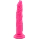 Růžové realistické dildo s přísavkou Happy Dicks 7.5" - ToyJoy