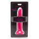 Růžové realistické dildo s přísavkou Happy Dicks 7.5" - ToyJoy