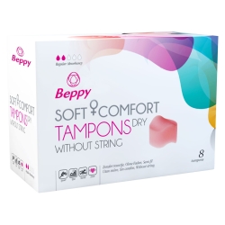 Menstruační tampony Beppy DRY – klasické (8 ks)