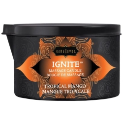 Masážní olejová svíčka Ignite Tropical Mango - Kama Sutra