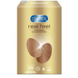 Bezlatexové kondomy Durex Real Feel - 16 ks
