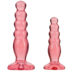 Sada análních kolíků Crystal Jellies Anal Delight Trainer Kit