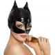 Lakovaná maska s kočičími oušky - Black Level