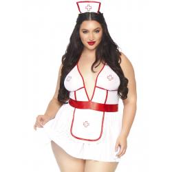 Erotický dámský kostým Zdravotní sestra (Nightshift Nurse) - Leg Avenue