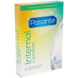 Kondomy pro ženy Internal Condom - Pasante (3 ks)