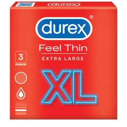 Velké kondomy Feel Thin XL- Durex (3 ks)