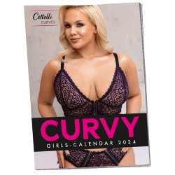 Nástěnný kalendář CURVY GIRLS 2024