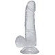 Transparentní realistické dildo Dick in a Bag 6" – Doc Johnson