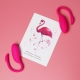 Nabíjecí vibrační bezdrátové vajíčko Flamingo – Magic Motion (ovládané mobilem)