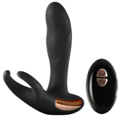 Hřejivý vibrátor na prostatu a varlata (+ dálkový ovladač) Renegade Sphinx - NS Novelties