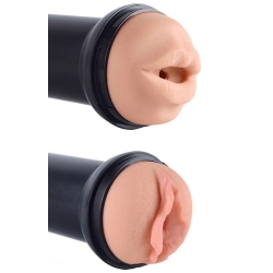 Oboustranný masturbátor Training Master (ústa a vagina) - Lovetoy