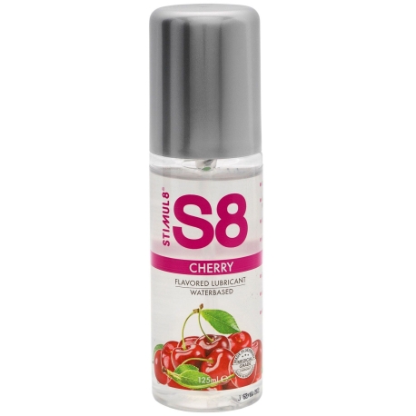 Ochucený lubrikační gel S8 Cherry – STIMUL8 (třešeň, 125 ml)