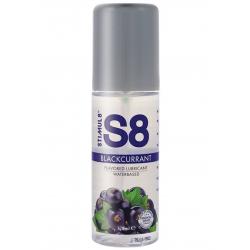 Ochucený lubrikační gel S8 Blackcurrant – STIMUL8 (černý rybíz, 125 ml)