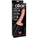 Přirážecí a hřejivý realistický vibrátor King Cock Plus 6.5" - Pipedream