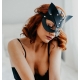 Kožená kočičí maska SELINA - KARESS