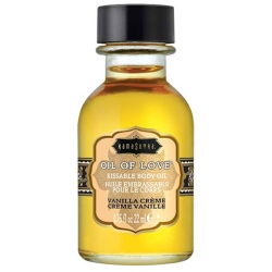 Slíbatelný tělový olej OIL OF LOVE Vanilla Crème - Kama Sutra, 22 ml