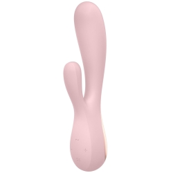 Vibrátor s králíčkem Mono Flex - Satisfyer (ovládání mobilem)
