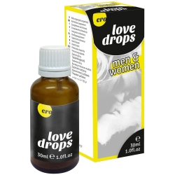 Afrodiziakální kapky pro ženy i muže ERO Love Drops - HOT (30 ml)