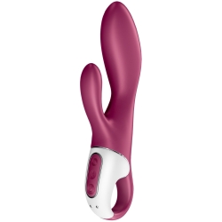 Hřejivý vibrátor s králíčkem a ovládáním mobilem Heated Affair - Satisfyer