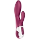 Hřejivý vibrátor s králíčkem a ovládáním mobilem Heated Affair - Satisfyer