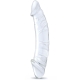 Skleněné oboustranné realistické dildo Girthy - Gläs