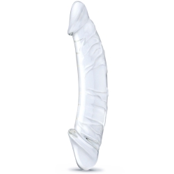 Skleněné oboustranné realistické dildo Girthy - Gläs