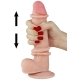 Dildo s pohyblivou kůží a přísavkou Sliding Skin 8" - Lovetoy