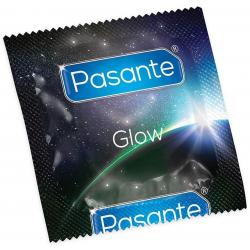 Svítící kondom Glow (1 ks) - Pasante