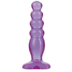 Anální kolík Crystal Jellies Anal Delight 5" - Doc Johnson (fialový)