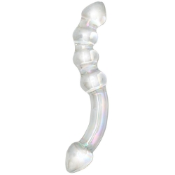 Oboustranné dildo ze skla Xena - Sensual Glass