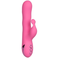 Vibrátor s perličkami a králíčkem Santa Barbara Surfer - California Exotic Novelties