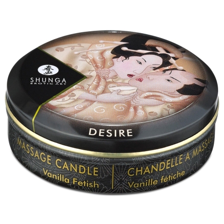 Masážní svíčka Desire Vanilla Fetish - Shunga