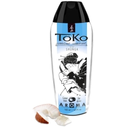 Ochucený lubrikační gel Toko Aroma Coconut Water - Shunga (165 ml)