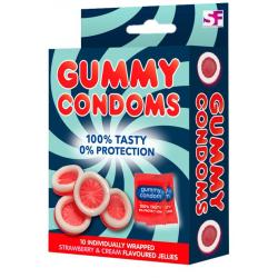 Želé bonbóny ve tvaru kondomů Gummy Condoms - Spencer & Fleetwood