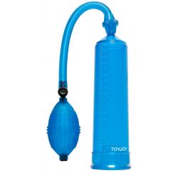 Modrá vakuová pumpa pro muže Power Pump - TOYJOY