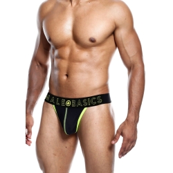 Pánská tanga Neon Thong Yellow - MaleBasics