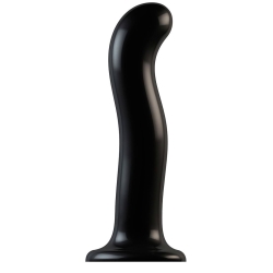 Dildo ze silikonu s přísavkou ve tvaru srdíčka (velikost XL) - Strap-On-Me