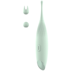 Vibrační stimulátor klitorisu (+ 2 nástavce) Glam Pin Point Stimulator - Dream Toys