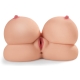 Vibrační a mluvící masturbátor pro muže Interactive Titty Fuck-Her - Pipedream